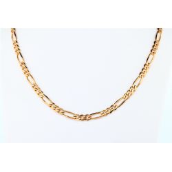 ZŁOTO 375 ŁAŃCUSZEK FIGARO 46,5 CM