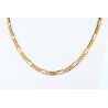 ZŁOTO 375 ŁAŃCUSZEK FIGARO 46,5 CM