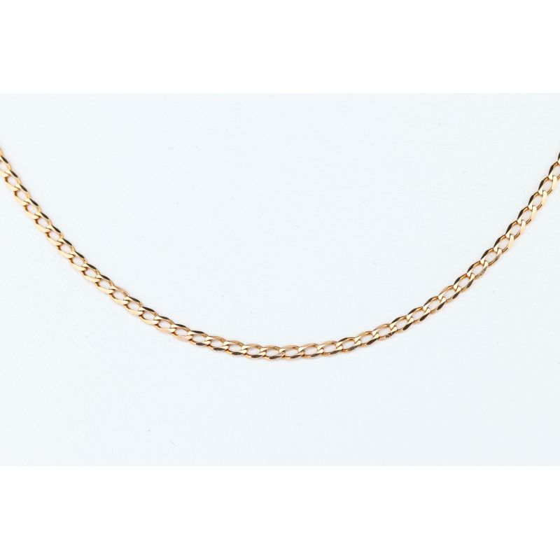 ZŁOTO 375 ŁAŃCUSZEK PANCERKA 47 CM