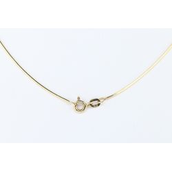 ZŁOTO 375 ŁAŃCUSZEK LINKA 40 CM