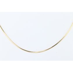 ZŁOTO 375 ŁAŃCUSZEK LINKA 40 CM