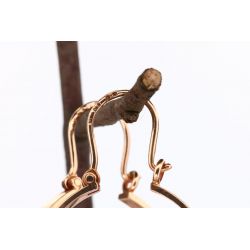 ZŁOTO 585 KOLCZYKI KOŁA