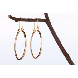 ZŁOTO 585 KOLCZYKI KOŁA