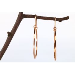 ZŁOTO 585 KOLCZYKI KOŁA