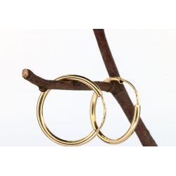 ZŁOTO 585 KOLCZYKI KOŁA