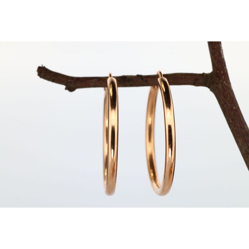 ZŁOTO 583 KOLCZYKI KOŁA