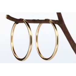 ZŁOTO 585 KOLCZYKI KOŁA