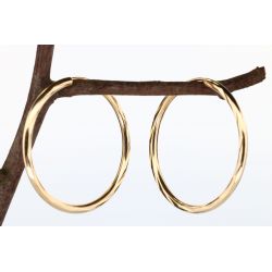 ZŁOTO 585 KOLCZYKI KOŁA