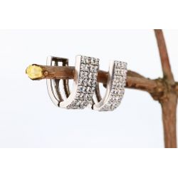 CYRKONIE ZŁOTO 585 KOLCZYKI