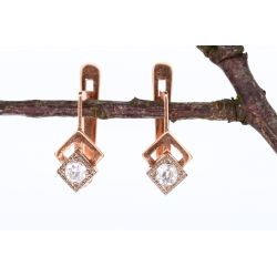 CYRKONIE ZŁOTO 583 KOLCZYKI