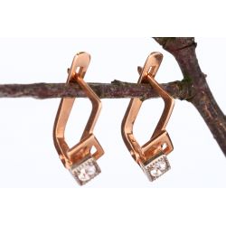 CYRKONIE ZŁOTO 583 KOLCZYKI