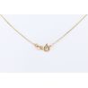 CYRKONIE ZŁOTO 585 NASZYJNIK