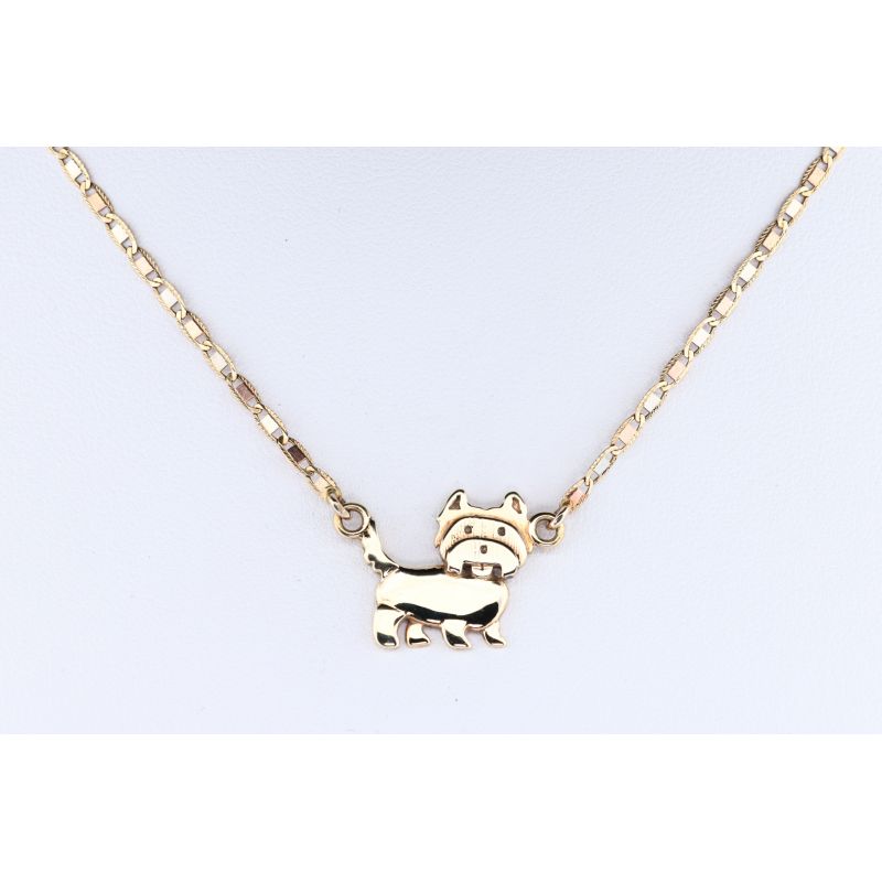 PIESEK ZŁOTO 585 NASZYJNIK