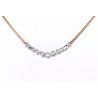 DIAMENTY ZŁOTO 375 NASZYJNIK