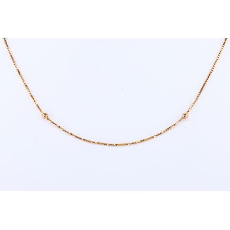 ZŁOTO 375 NASZYJNIK ŁAŃCUSZEK
