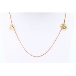 ZŁOTO 375 NASZYJNIK ŁAŃCUSZEK ZAWIESZKA
