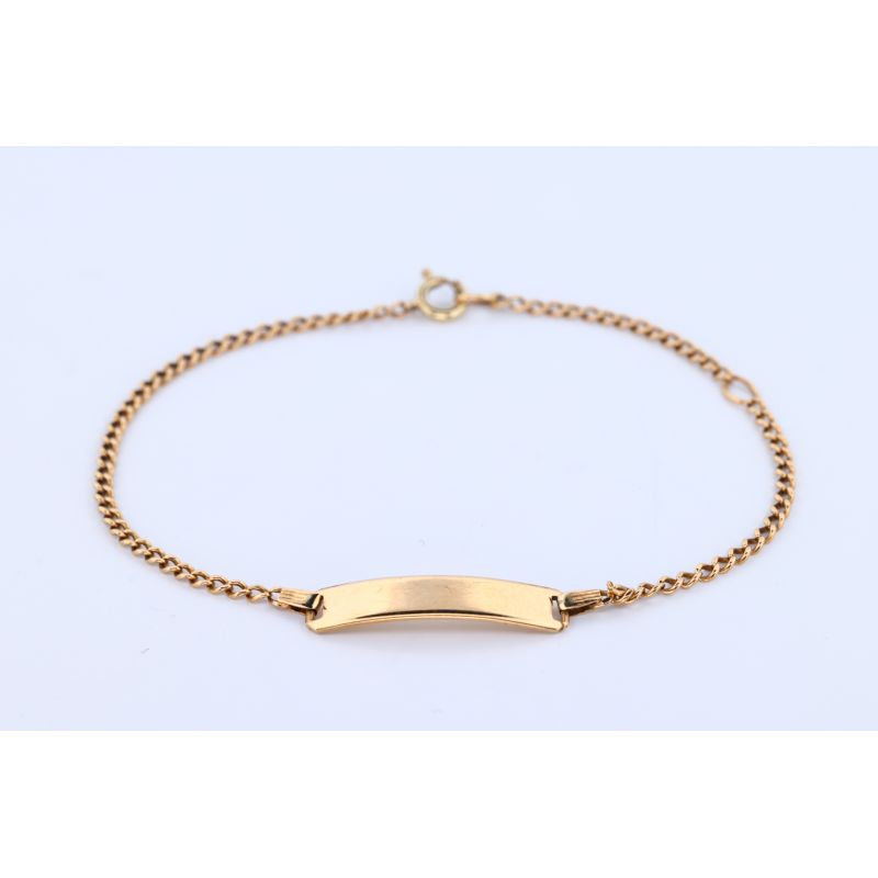 ZŁOTO 750 BRANSOLETKA PANCERKA