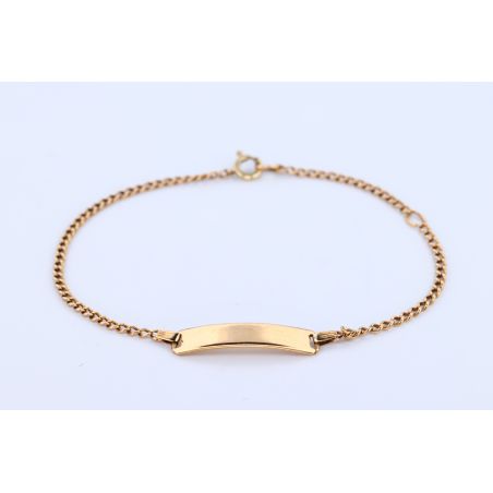 ZŁOTO 750 BRANSOLETKA PANCERKA