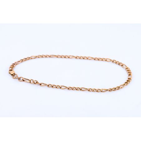 ZŁOTO 585 BRANSOLETKA FIGARO