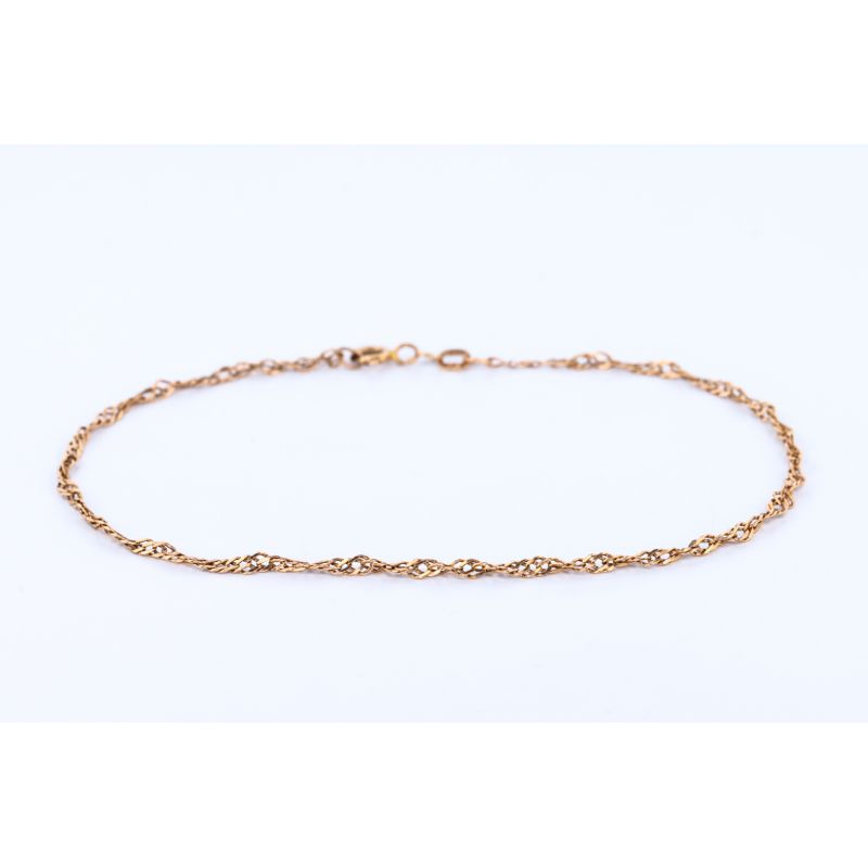 ZŁOTO 585 BRANSOLETKA SINGAPUR