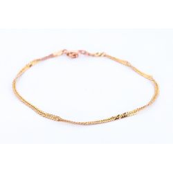 ZŁOTO 585 BRANSOLETKA SINGAPUR