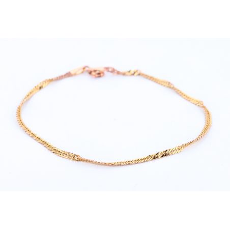 ZŁOTO 585 BRANSOLETKA SINGAPUR