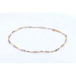 ZŁOTO 585 BRANSOLETKA NA NOGĘ