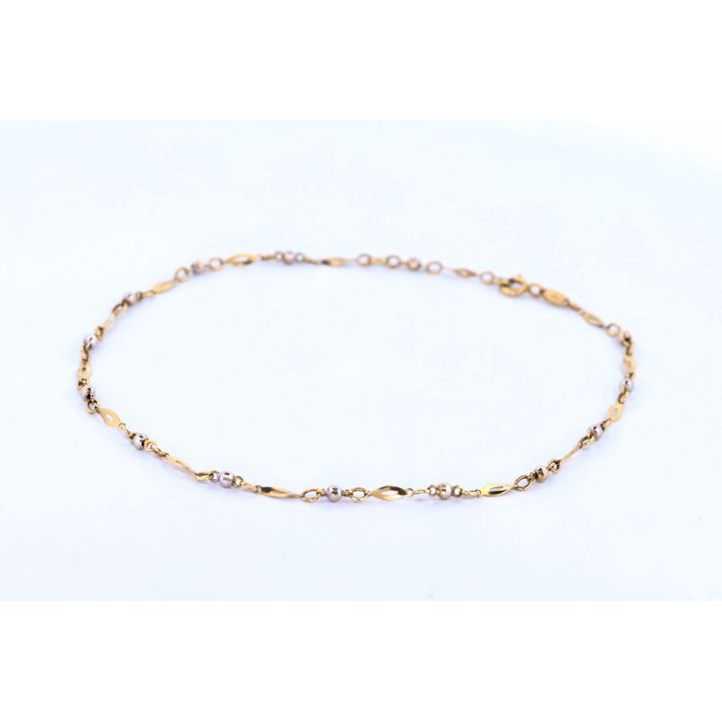 ZŁOTO 585 BRANSOLETKA NA NOGĘ