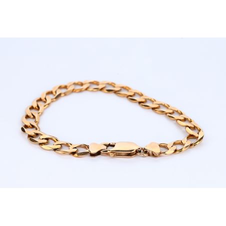 ZŁOTO 375 BRANSOLETKA PANCERKA