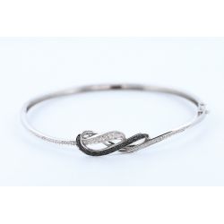 DIAMENTY ZŁOTO 375 BRANSOLETKA