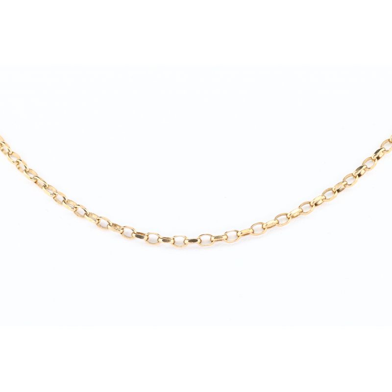 ZŁOTO 375 ŁAŃCUSZEK ANKIER 42,5 CM