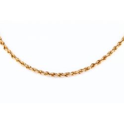 ZŁOTO 375 ŁAŃCUSZEK CORDEL 47,5 CM