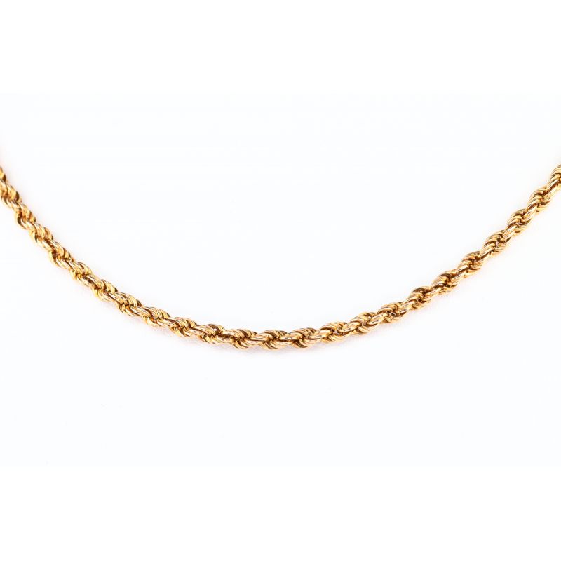 ZŁOTO 375 ŁAŃCUSZEK CORDEL 47,5 CM