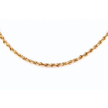 ZŁOTO 375 ŁAŃCUSZEK CORDEL 47,5 CM