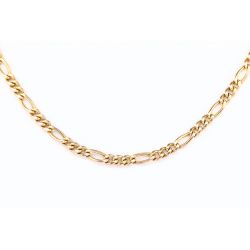 ZŁOTO 375 ŁAŃCUSZEK FIGARO 60 CM