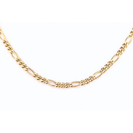ZŁOTO 375 ŁAŃCUSZEK FIGARO 60 CM