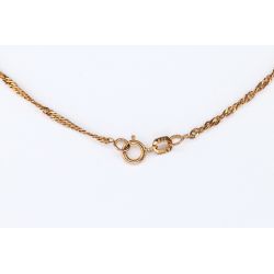 ZŁOTO 375 ŁAŃCUSZEK SINGAPUR 41,5 CM