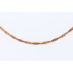 ZŁOTO 375 ŁAŃCUSZEK SINGAPUR 41,5 CM