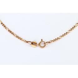 ZŁOTO 375 ŁAŃCUSZEK FIGARO 46 CM