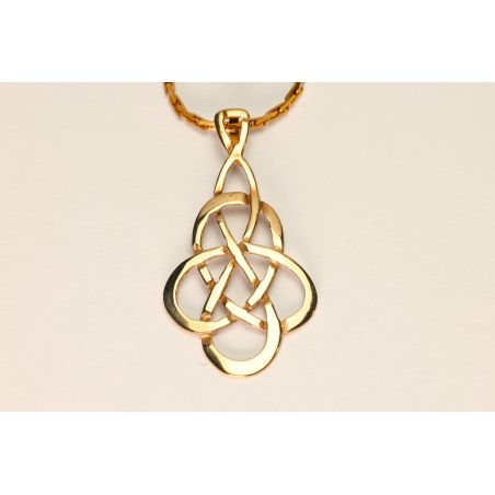 WĘZEŁ CELTYCKI ZŁOTO 375 ZAWIESZKA WISIOREK