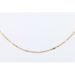 ZŁOTO 585 ŁAŃCUSZEK SINGAPUR 45 CM
