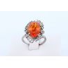 OPAL OGNISTY DIAMENTY ZŁOTO 375/750 PIERŚCIONEK ROZMIAR 15