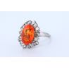 OPAL OGNISTY DIAMENTY ZŁOTO 375/750 PIERŚCIONEK ROZMIAR 15