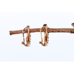 DIAMENTY 0,22 CT ZŁOTO 375 KOLCZYKI