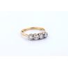 DIAMENTY 1,0 CT ZŁOTO 750 PIERŚCIONEK 1987r ROZMIAR 16
