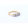 DIAMENTY 1,0 CT ZŁOTO 750 PIERŚCIONEK 1987r ROZMIAR 16