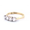 DIAMENTY 1,0 CT ZŁOTO 750 PIERŚCIONEK 1987r ROZMIAR 16