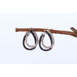 DIAMENTY 0,10 CT ZŁOTO 417 KOLCZYKI