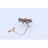 RUBIN SZAFIRY DIAMENTY PLATYNA 950 BROSZKA