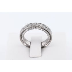 DIAMENTY 0,68 CT ZŁOTO 750 PIERŚCIONEK OBRĄCZKA ROZMIAR 14 CERTYFIKAT